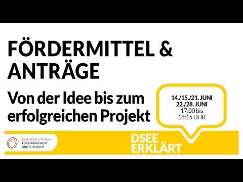 Optimierung des Antragsverfahrens f&uuml;r F&ouml;rdermittel in Deutschland