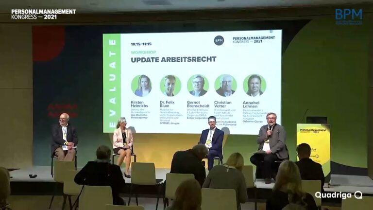 Effektive arbeitsrechtliche Schulungen f&uuml;r Personalmanager in Deutschland