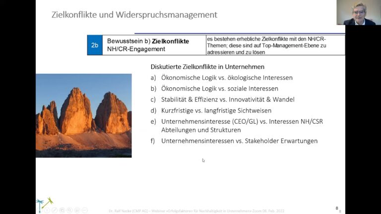 Erfolgsfaktoren nachhaltiger Unternehmensf&uuml;hrung in Deutschland