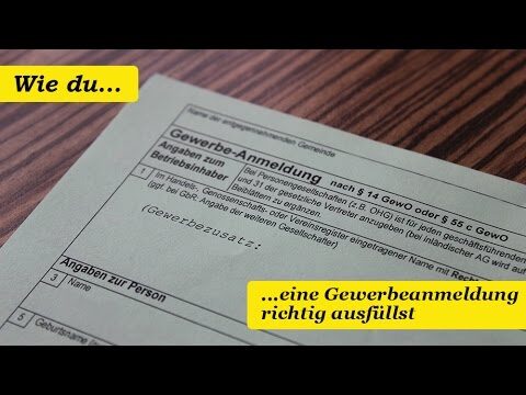 Optimale Checkliste f&uuml;r die Gewerberegister-Anmeldung in Deutschland