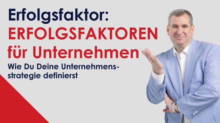Unternehmensstrategie als Schl&uuml;ssel zum Erfolg in Deutschland