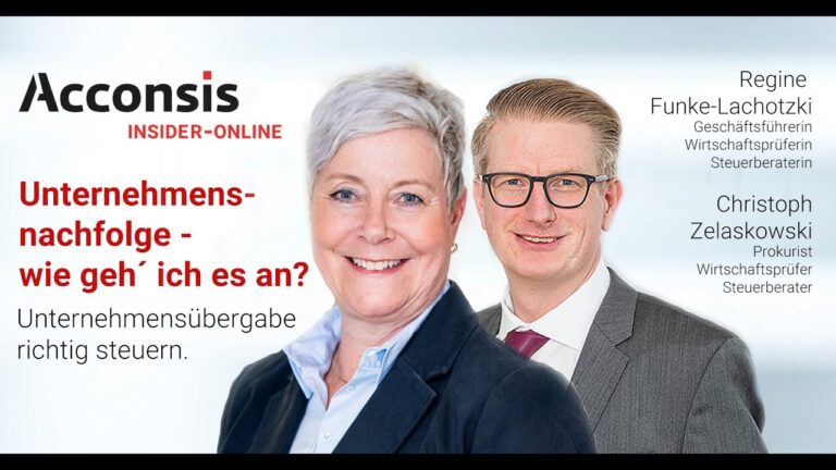 Optimale steuerliche Lösungen für die Unternehmensnachfolge in Deutschland