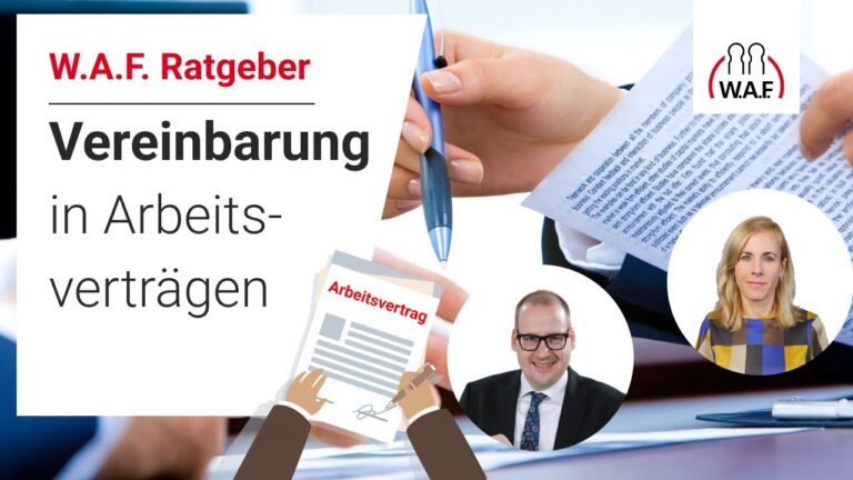 Arbeitsrechtliche Regelungen f&uuml;r Arbeitsvertr&auml;ge in Deutschland