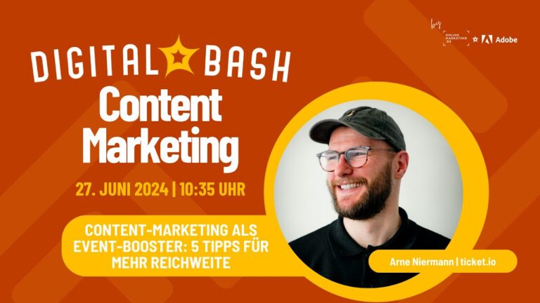 Optimale digitale Marketingstrategien f&uuml;r Events in Deutschland