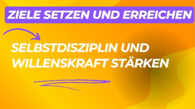 Tipps zur St&auml;rkung der Selbstdisziplin