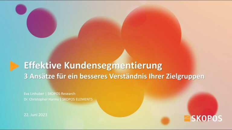 Kundengruppen Effizient Identifizieren