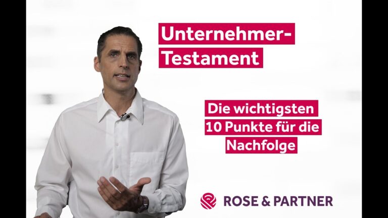 Erbrechtliche Beratung f&uuml;r deutsche Unternehmer: Strategien f&uuml;r Nachfolge und Verm&ouml;genssicherung