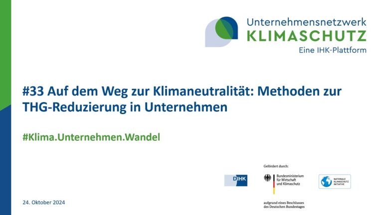 Klimaneutralit&auml;t: Das Ziel deutscher Unternehmen