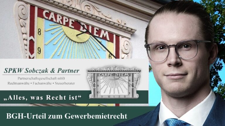 Rechtsfragen im Gewerbemietrecht f&uuml;r Unternehmer in Deutschland