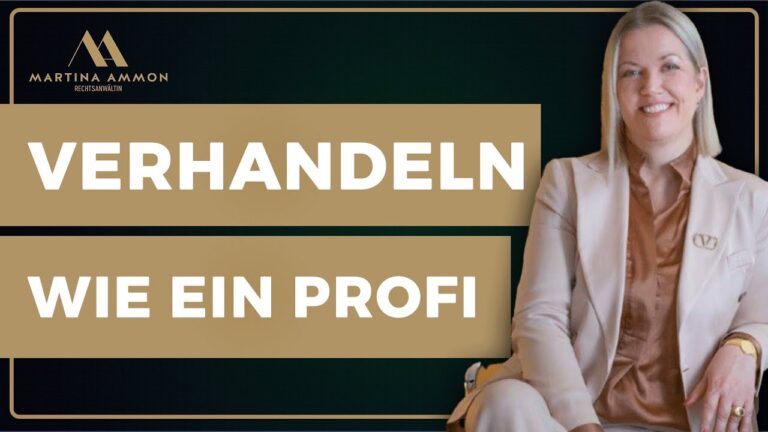 Verhandlungstechniken f&uuml;r nachhaltigen Erfolg in Deutschland